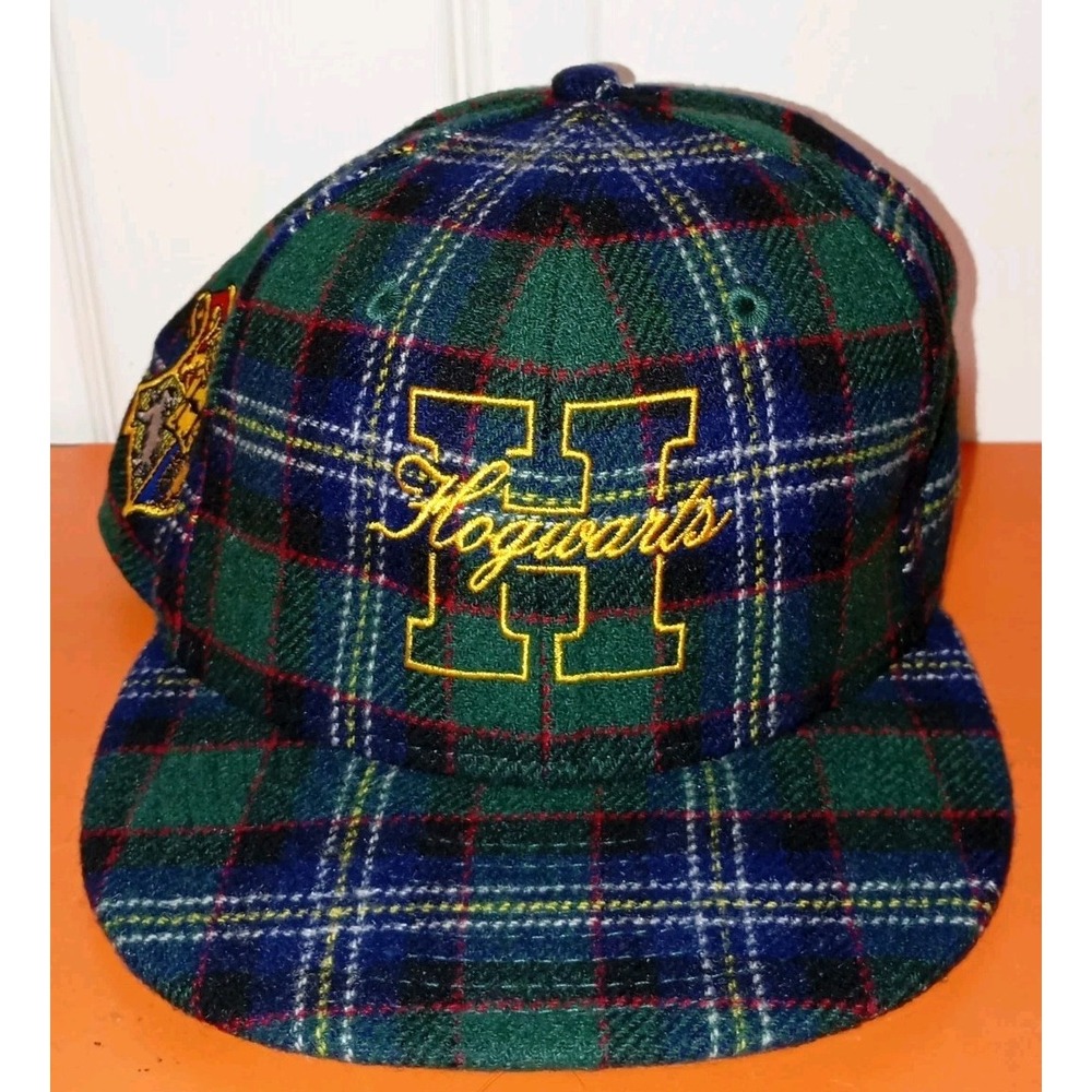New Era 59FIFTY Harry Potter Hogwarts Tartan Plaid Wool Fitted Hat 7 3/4 NWT